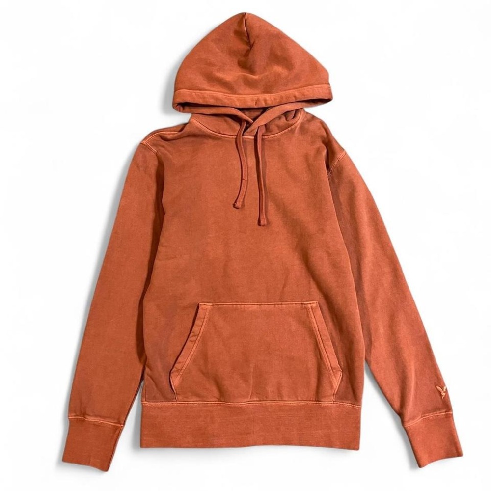 American Eagle Rust Hoodie Men's XS Unisex